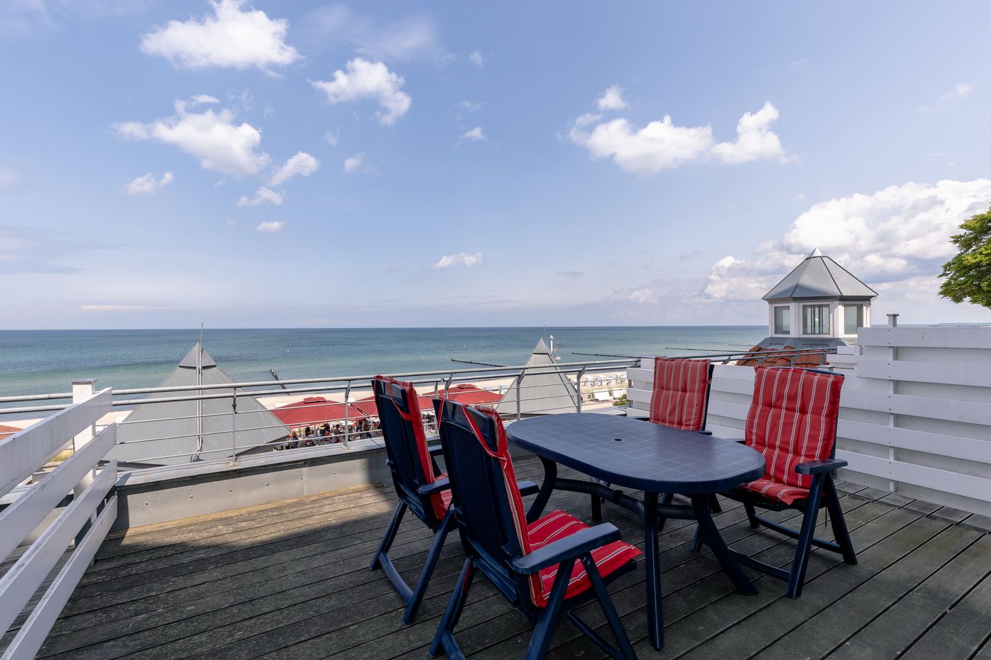 Meeresblick Meeresblick 226 Kühlungsborn - Balkon mit Ausblick