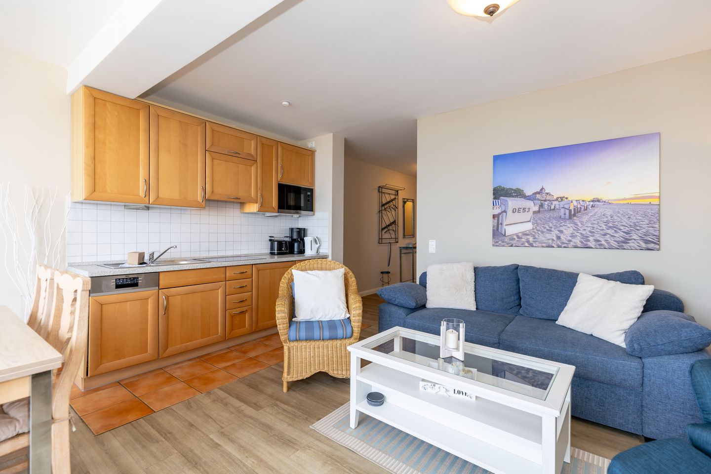 Meeresblick Meeresblick 226 Kühlungsborn - Wohn-Essbereich mit Küchenzeile