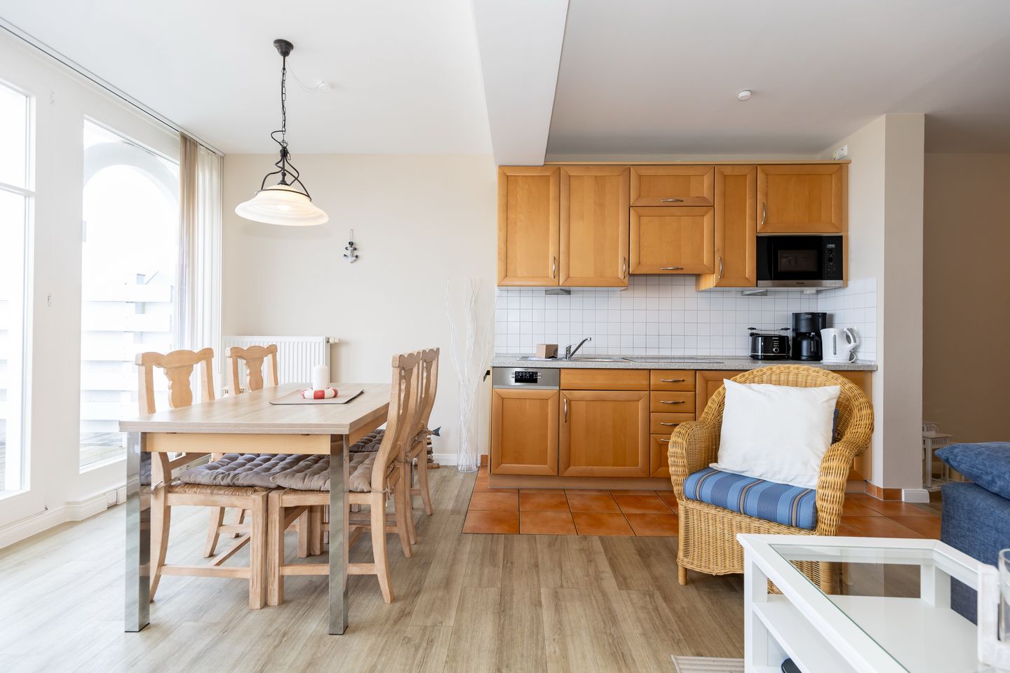 Meeresblick Meeresblick 226 Kühlungsborn - Küchenzeile mit Geschirrspüler