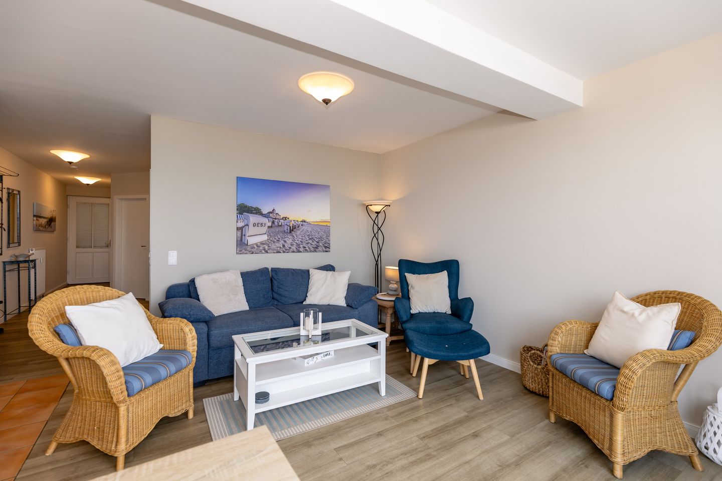 Meeresblick Meeresblick 226 Kühlungsborn - Wohn-Essbereich mit Couch