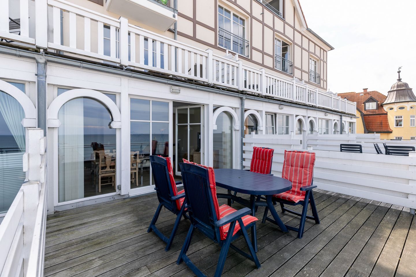 Meeresblick Meeresblick 226 Kühlungsborn - Balkon mit Gartenmöbeln