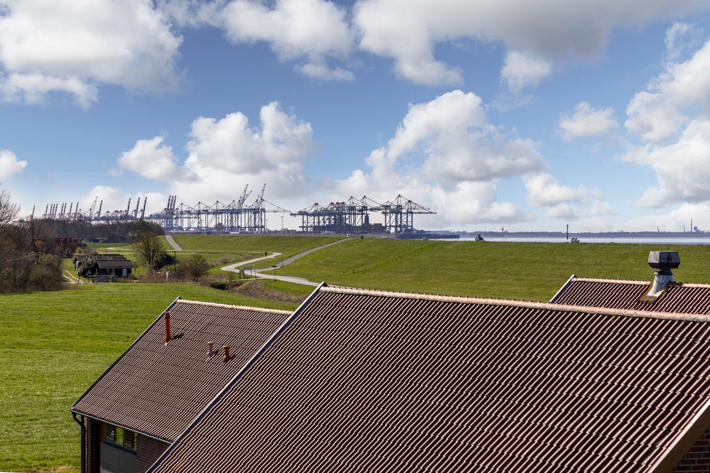 Resort Deichgraf Resort Deichgraf 27-14 Wremen - Balkon mit Ausblick