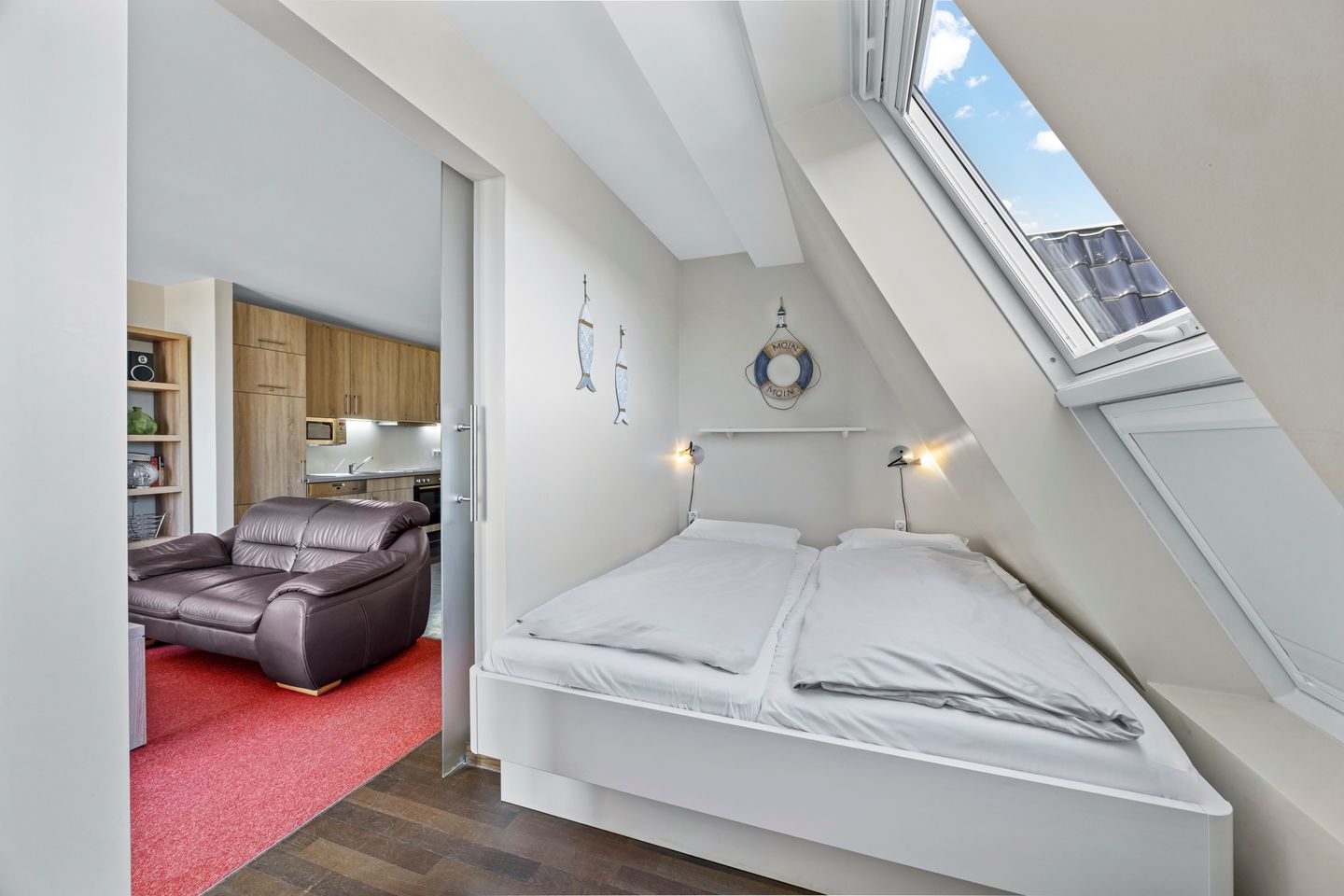 Resort Deichgraf Resort Deichgraf 27-21 Wremen - Schlafzimmer mit Doppelbett