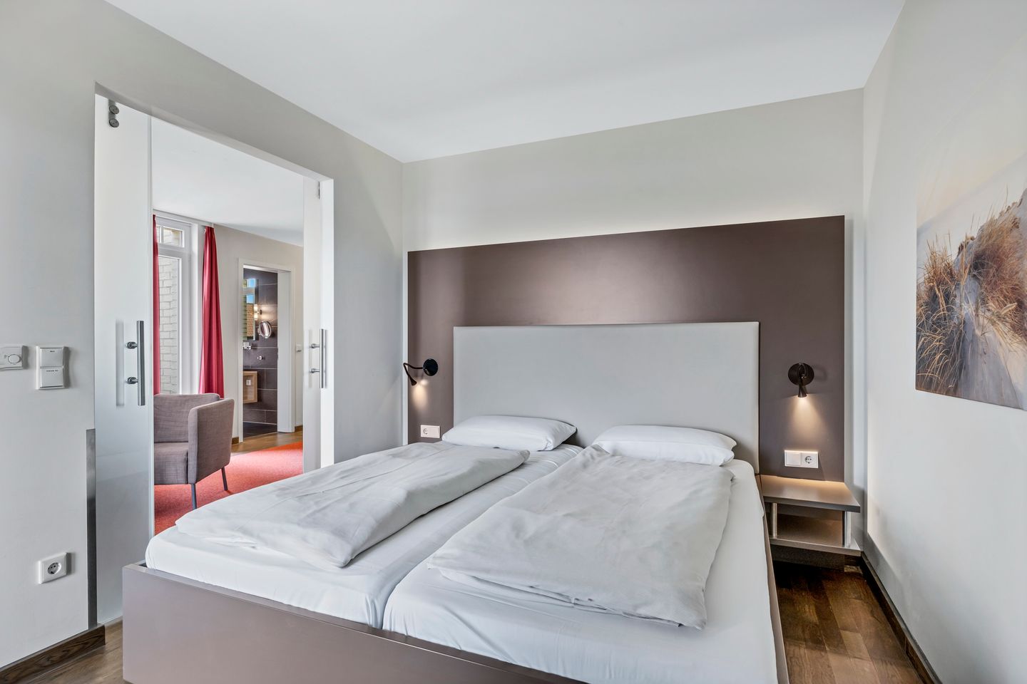 Resort Deichgraf Resort Deichgraf 31-05 Wremen - Schlafzimmer mit Doppelbett