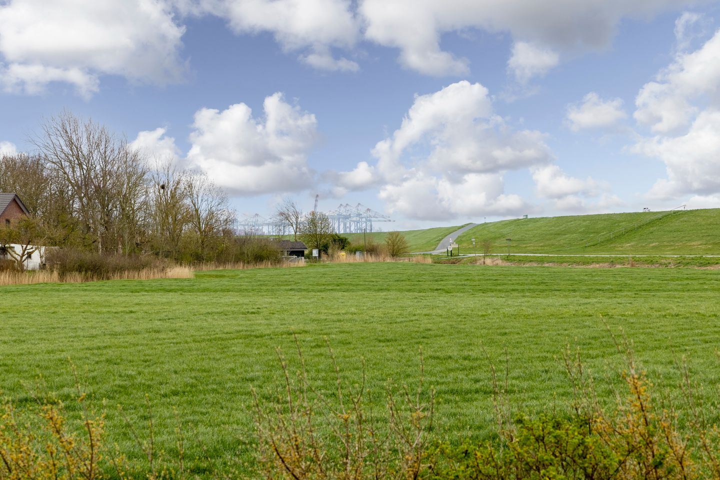 Resort Deichgraf Resort Deichgraf 31-05 Wremen - Terrasse mit Blick ins Grüne