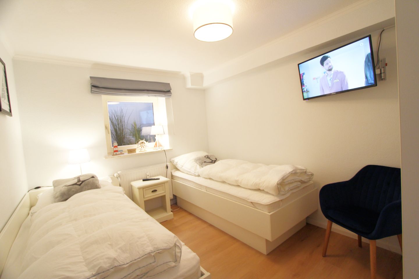 Seewievke - Fernsicht 10b, App. 3 Wenningstedt - Schlafzimmer