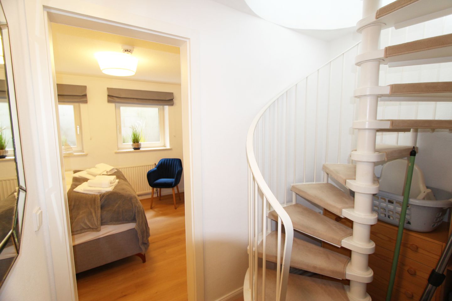 Seewievke - Fernsicht 10b, App. 3 Wenningstedt - Schlafzimmer