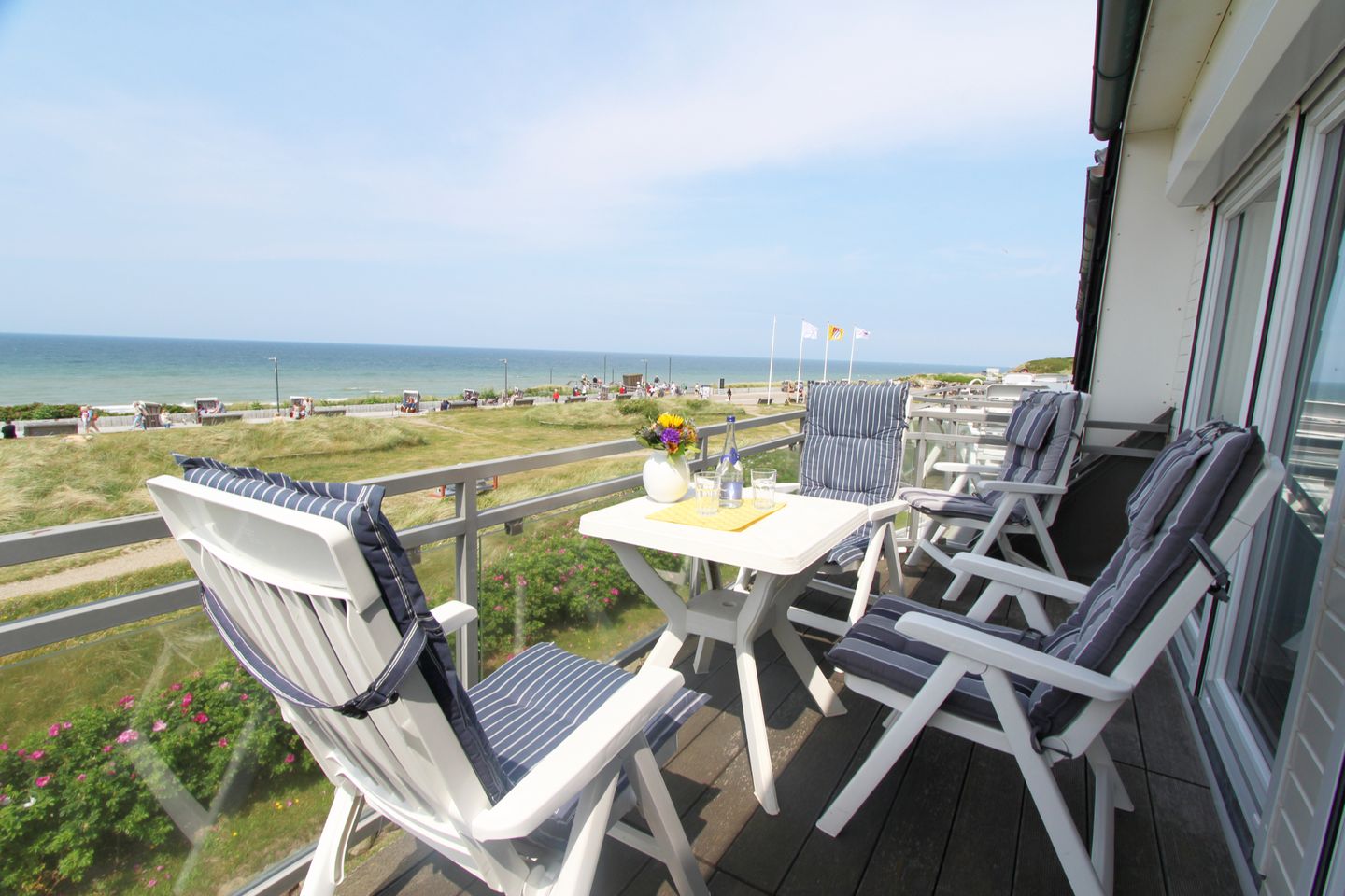 Wonningstair  - Dünenstr. 19, App. 6 Wenningstedt - Balkon