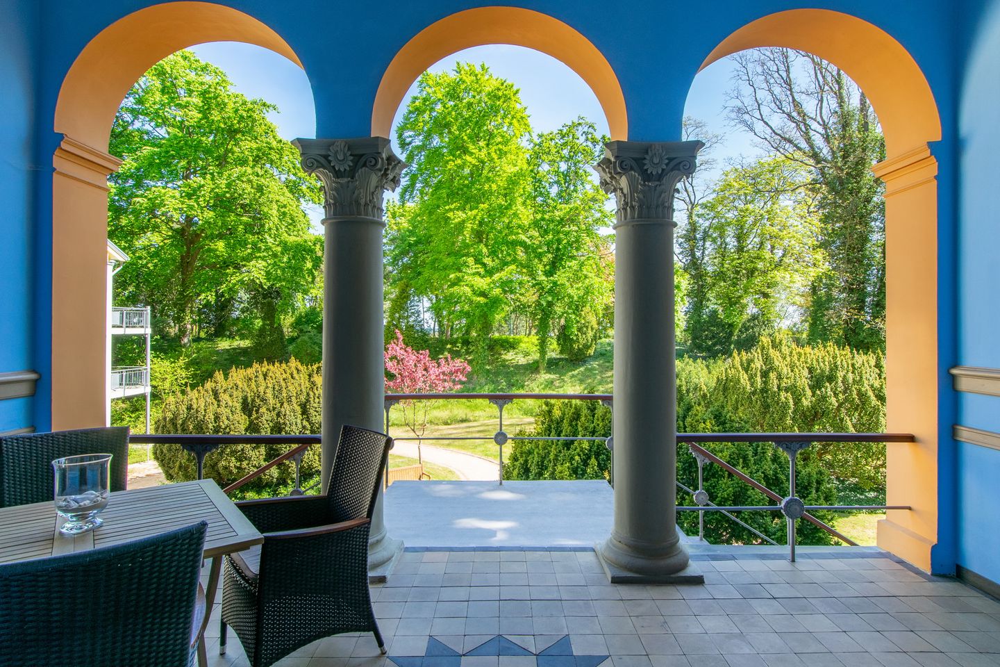 Strand-Park Strand-Park V11 Usedom - Terrasse mit Gartenmöbel
