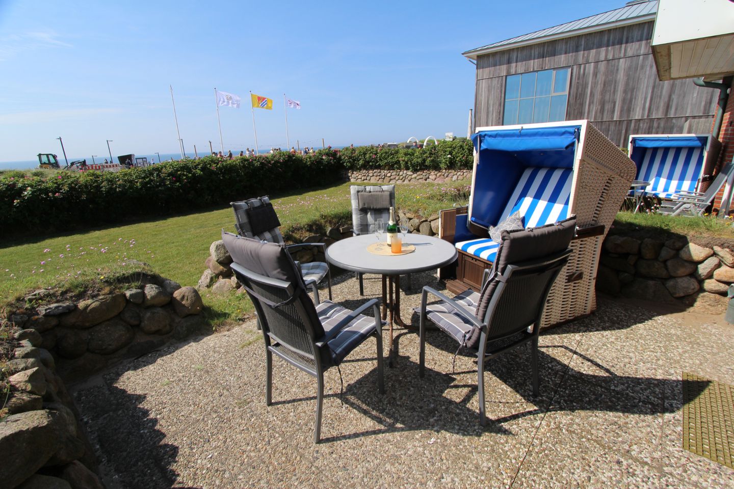 Nordseeblick II  - Dünenstr. 21, App. 2 Wenningstedt - Terrasse