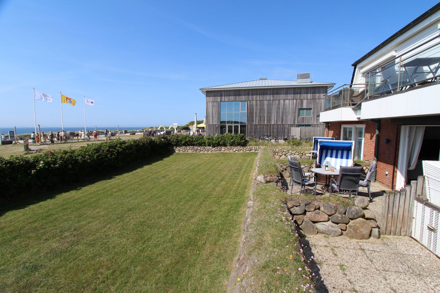 Nordseeblick II  - Dünenstr. 21, App. 2 Wenningstedt - Terrasse