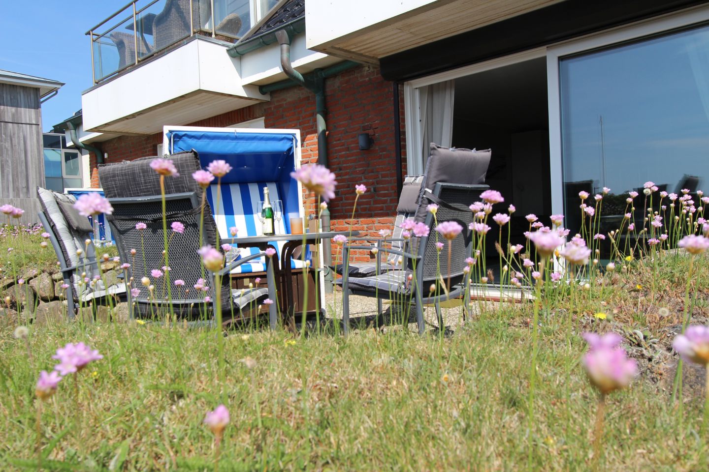 Nordseeblick II  - Dünenstr. 21, App. 2 Wenningstedt - Terrasse