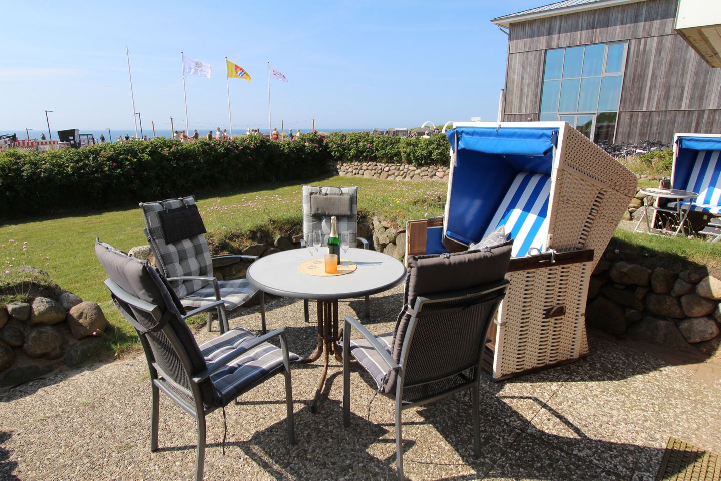 Nordseeblick II  - Dünenstr. 21, App. 2 Wenningstedt - Terrasse