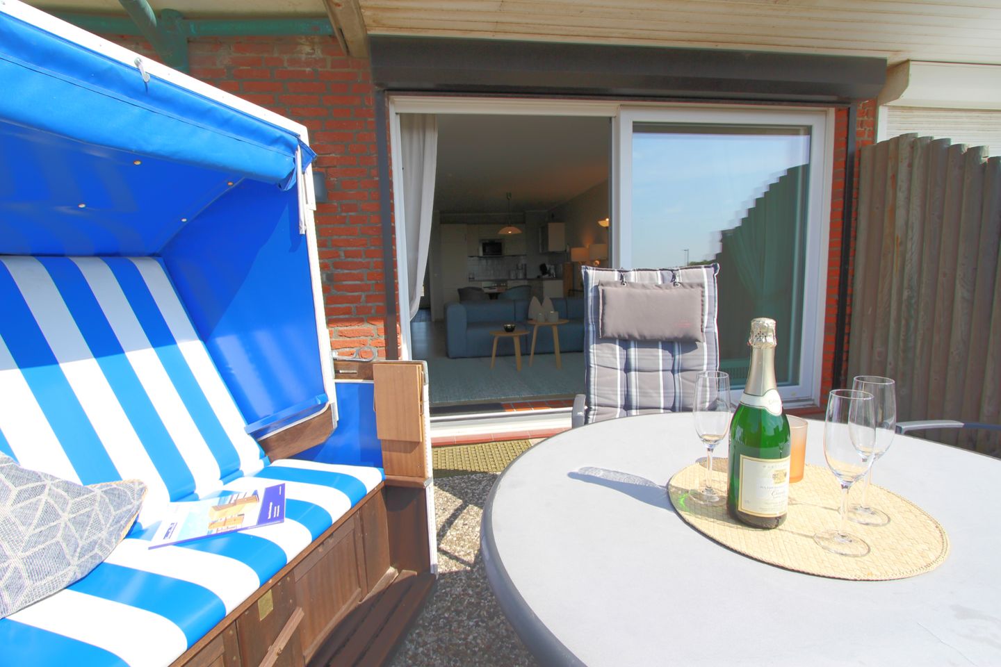 Nordseeblick II  - Dünenstr. 21, App. 2 Wenningstedt - Terrasse