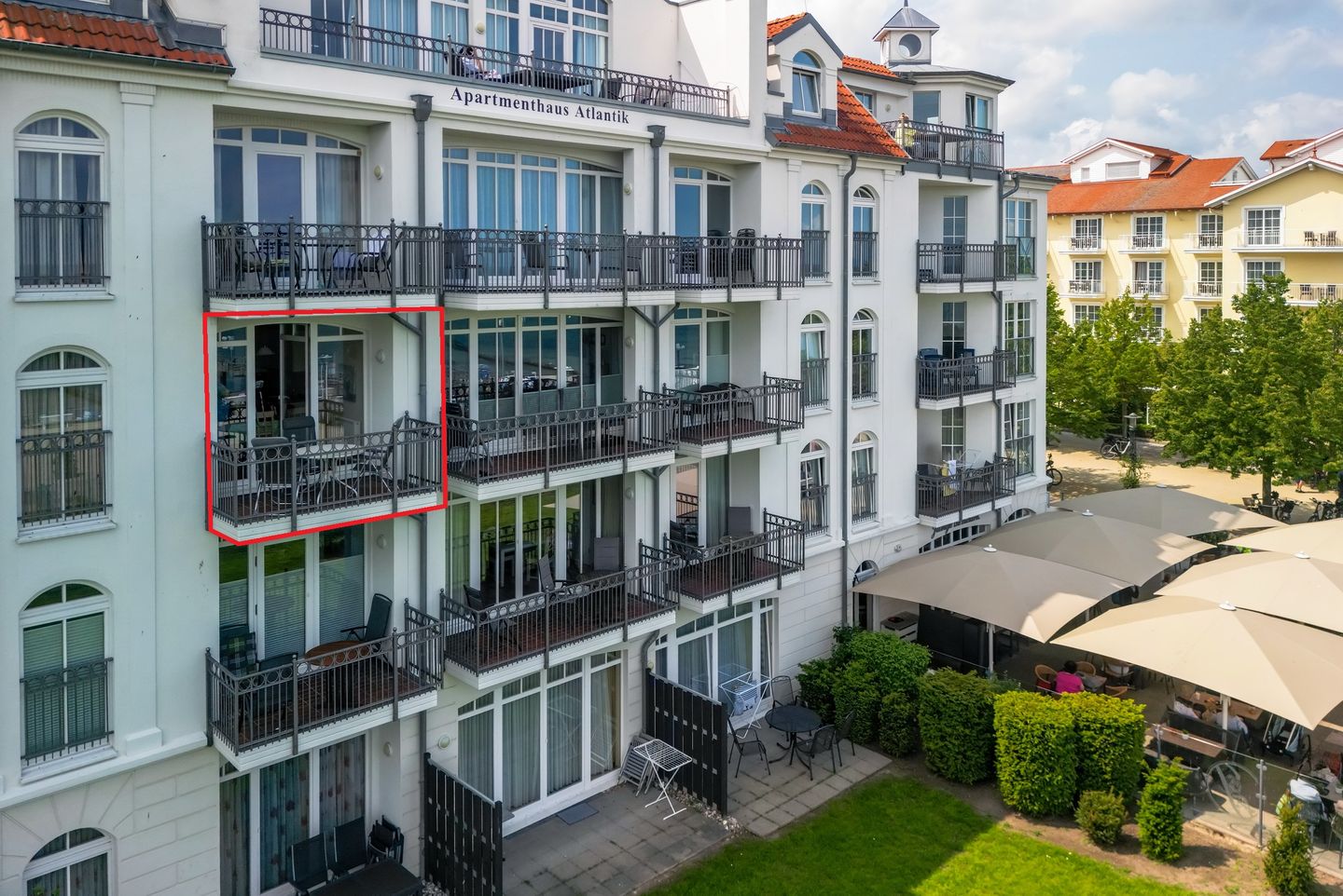 Apartmenthaus Atlantik Apartmenthaus Atlantik 212 Kühlungsborn - Fassade / Eingang