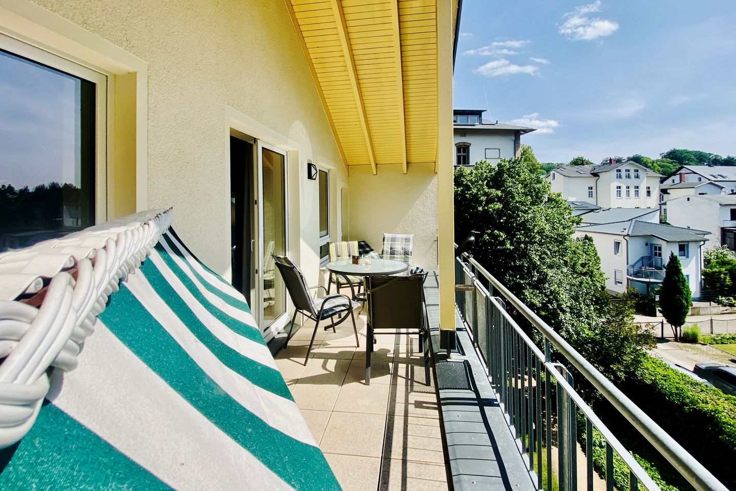 Strand-Park Strand-Park 333 Usedom - Balkon mit Sitzgelegenheiten