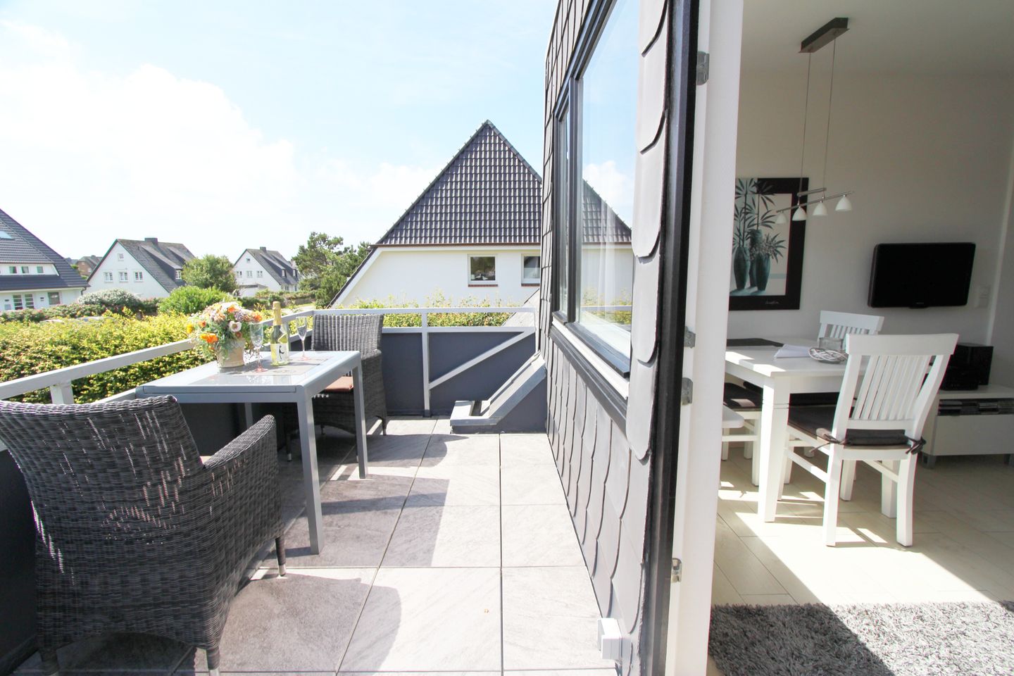 Beachdarling - Im Grund 25, App. 4 Wenningstedt - Balkon