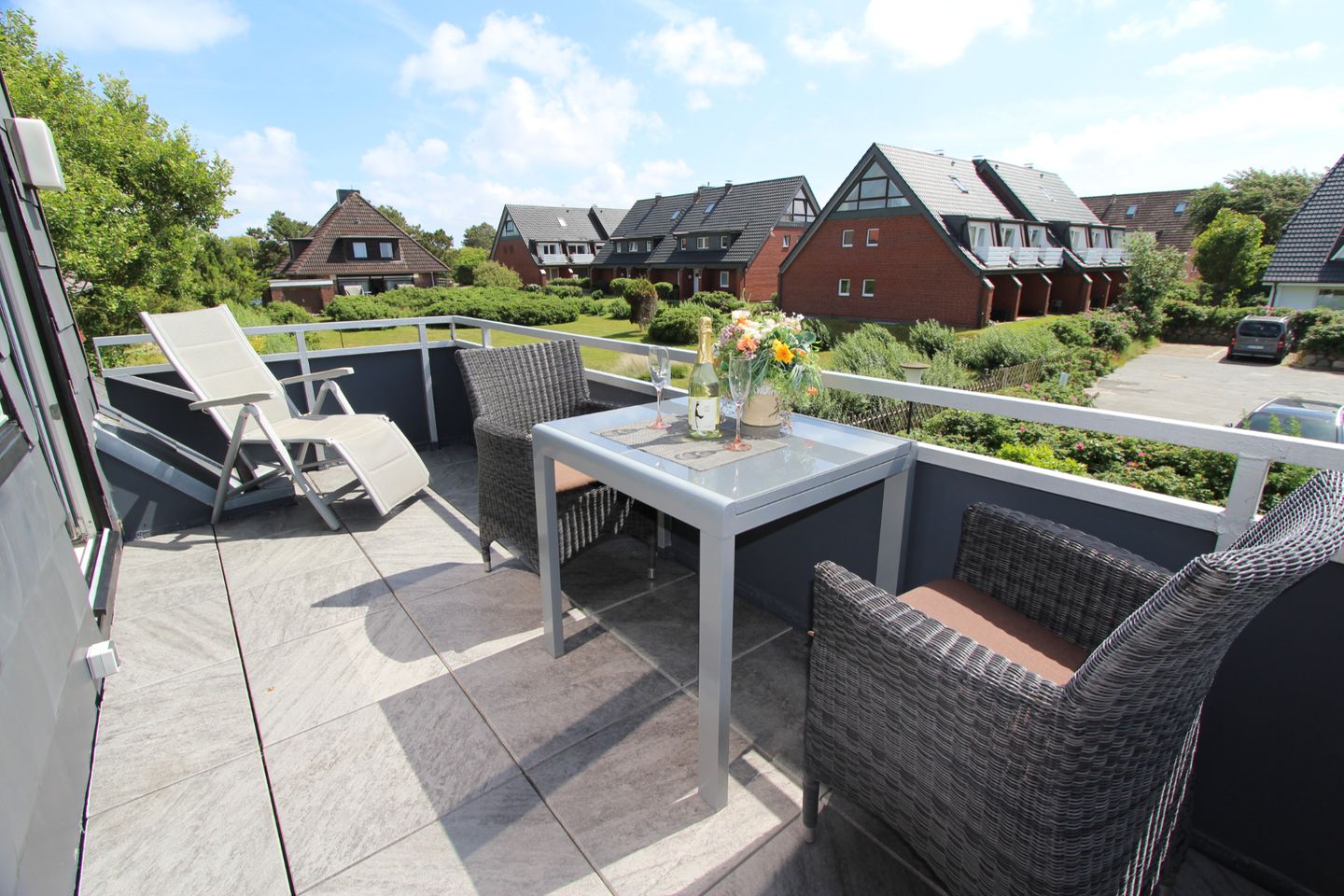 Beachdarling - Im Grund 25, App. 4 Wenningstedt - Balkon