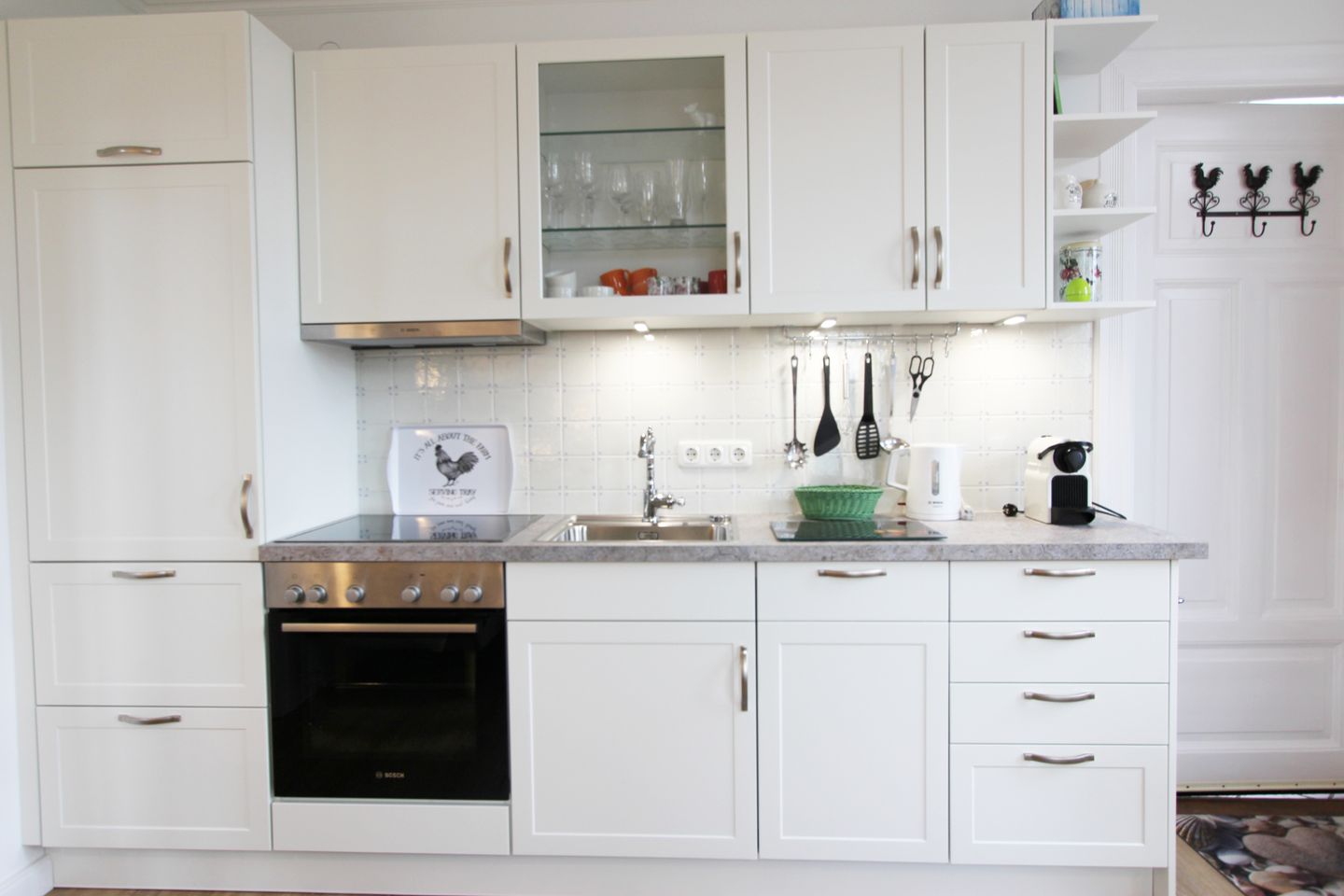  Sölring Hüs - Westerstr. 22, App. 2 Wenningstedt - Küche / Küchenzeile