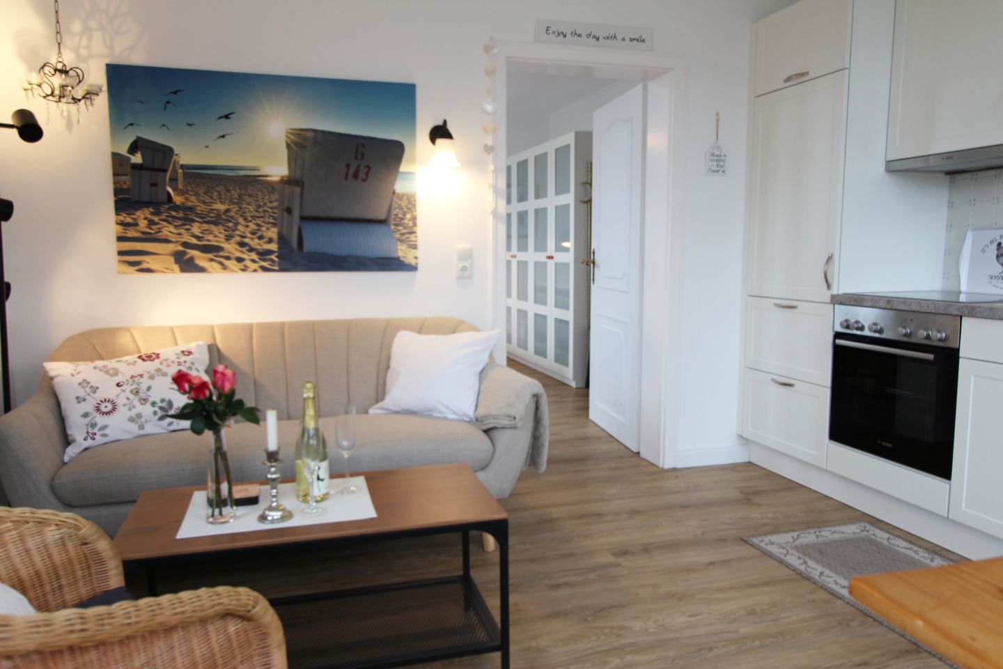  Sölring Hüs - Westerstr. 22, App. 2 Wenningstedt - Wohnzimmer