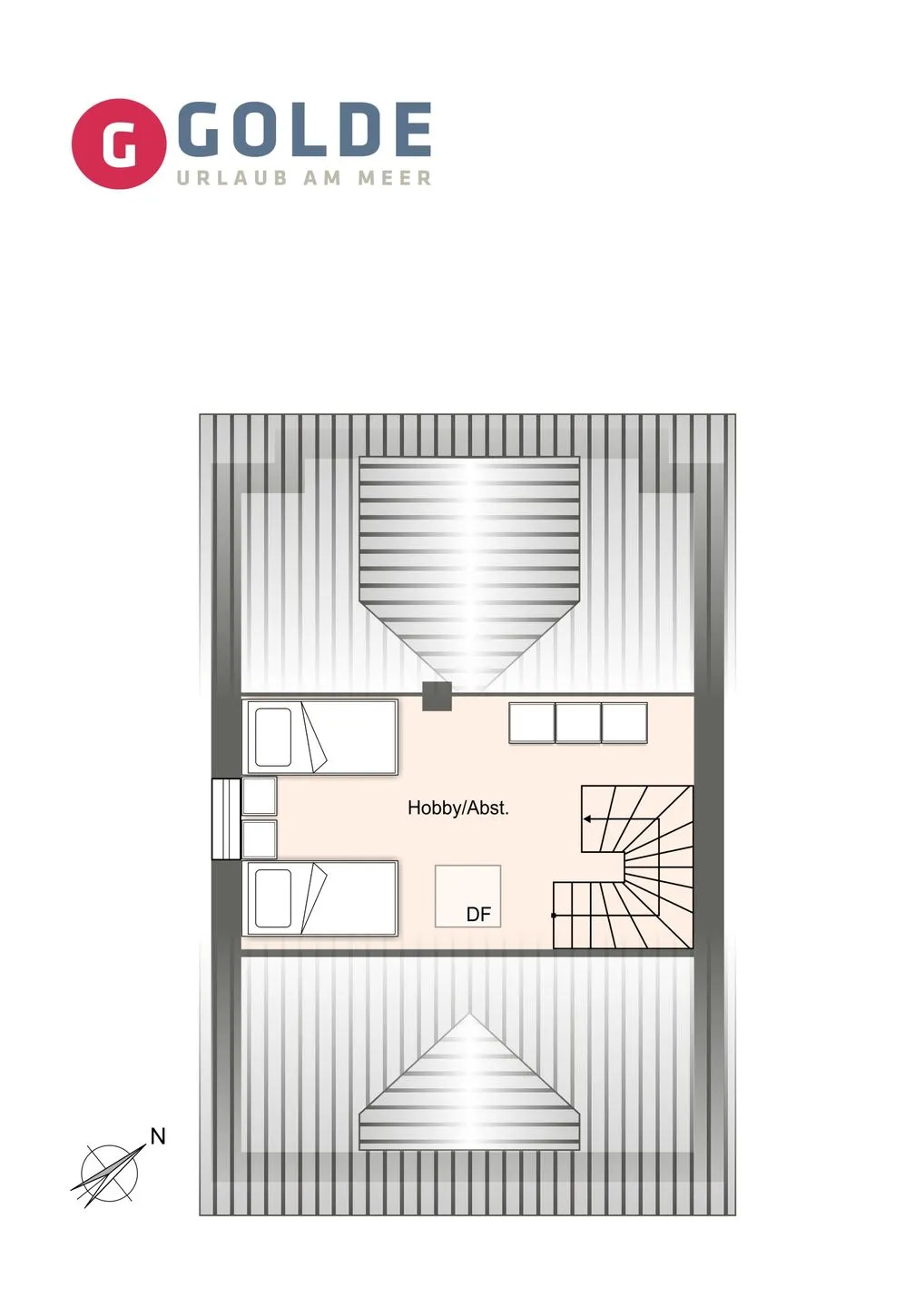 Wellenzeit Ferienhaus Wellenzeit SPO Bad - Grundriss
