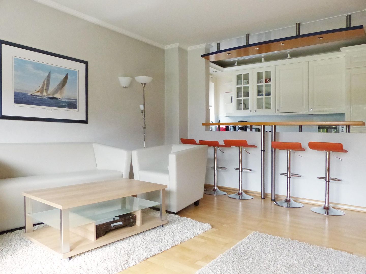 Haffkamp 22 Achterdeck  - Wohnzimmer