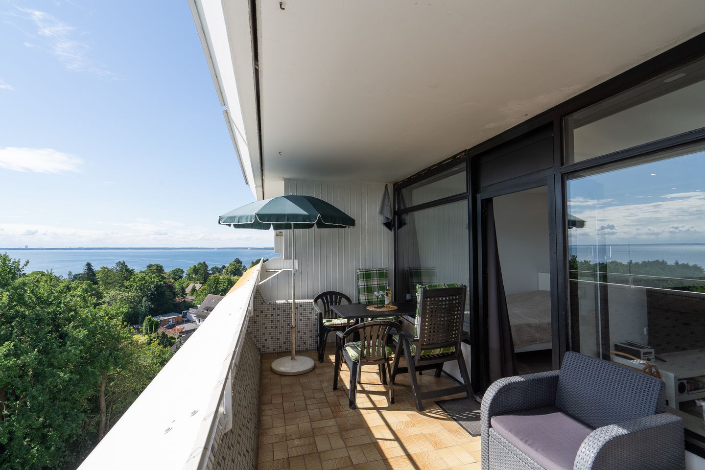 Panoramic Studio Sunrise – Zur Begrüßung ein traumhafter Meerblick Sierksdorf - Balkon