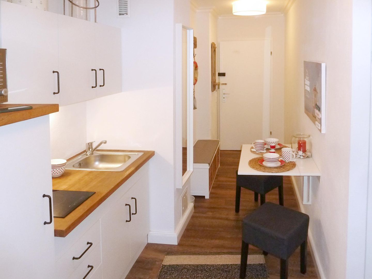 Kaiserhof Apartment 101, Typ B  - Küche / Küchenzeile