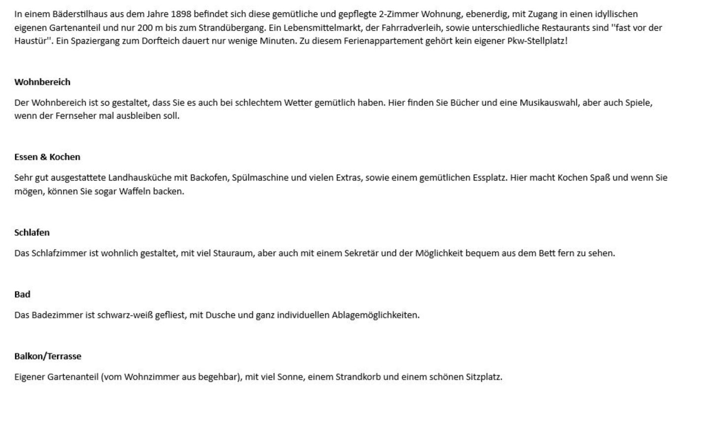  Sölring Hüs - Westerstr. 22, App. 2 Wenningstedt - Wohnzimmer