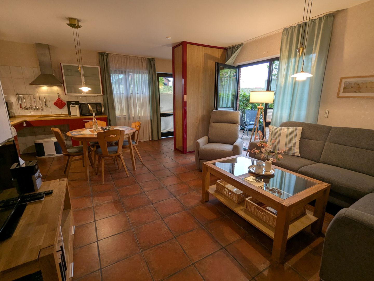 Haus Ekke Nekkepenn II, Whg. D2 Wyk auf Föhr - Wohnzimmer