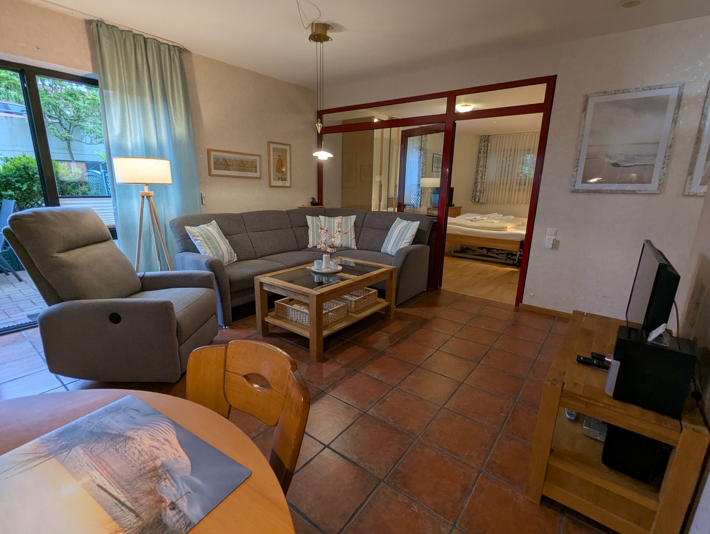 Haus Ekke Nekkepenn II, Whg. D2 Wyk auf Föhr - Wohnzimmer