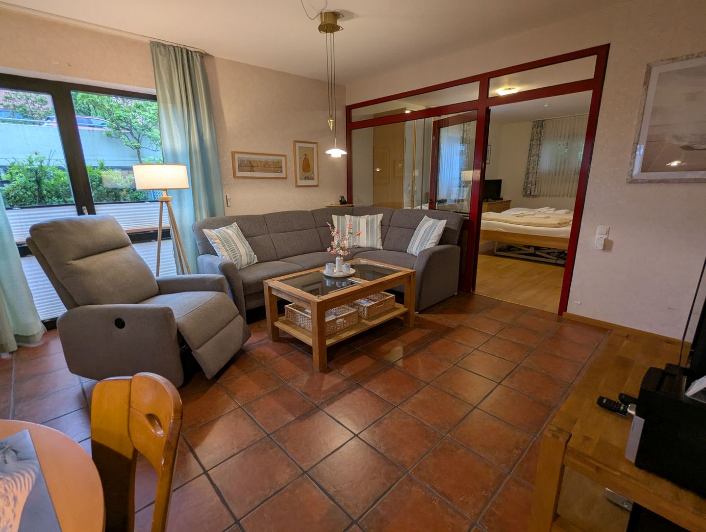 Haus Ekke Nekkepenn II, Whg. D2 Wyk auf Föhr - Wohnzimmer