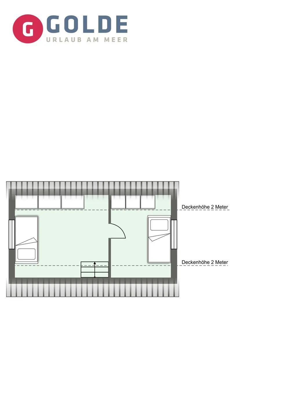 Kjell Hus Kjell Hus FeWo Bad SPO Ording - Grundriss