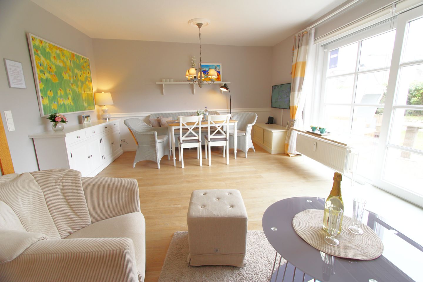 Dünenblick II  - Hochkamp 14, App. 5 Wenningstedt - Wohnzimmer