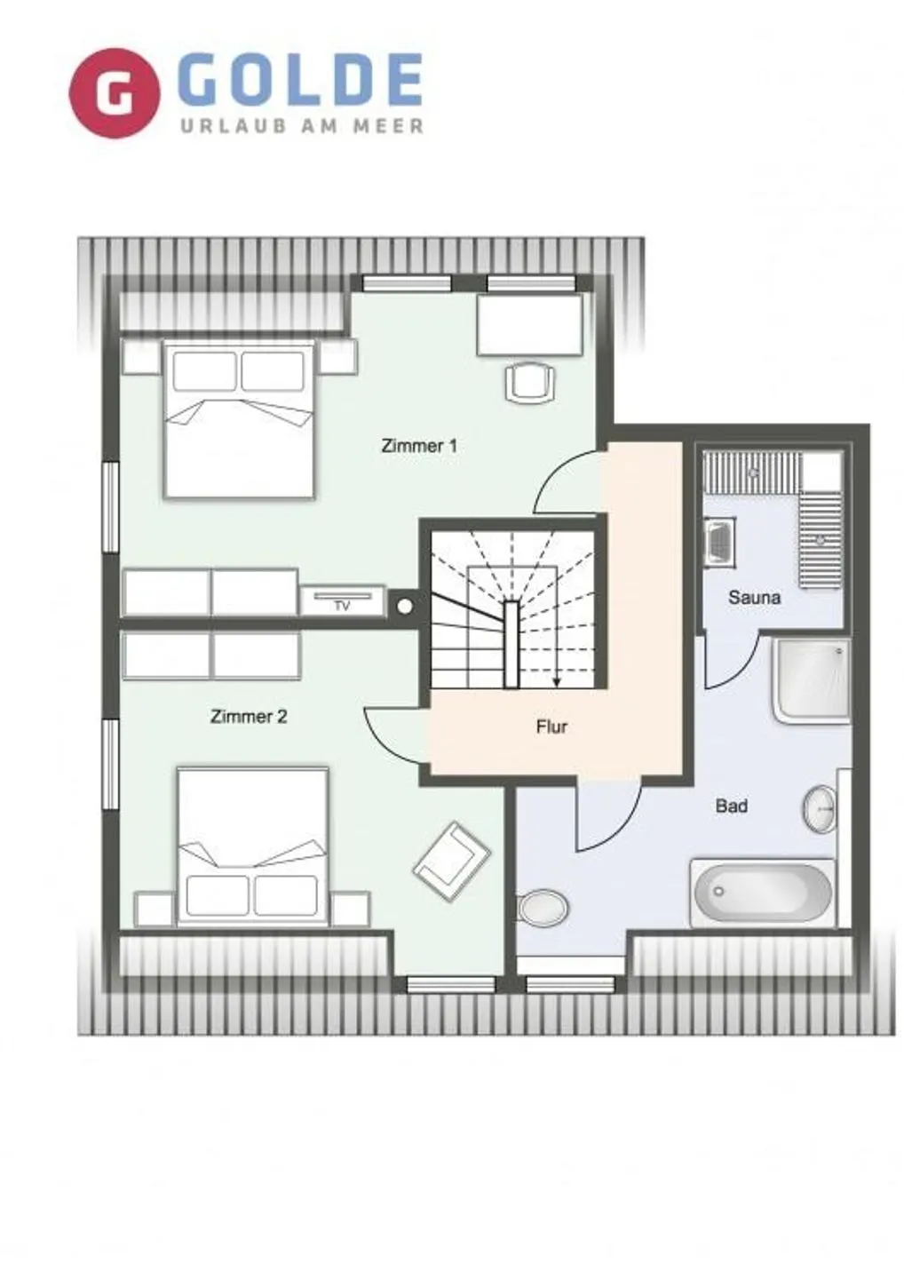 Dorf Domizil Ferienhaus Dorfremise SPO Dorf - Grundriss