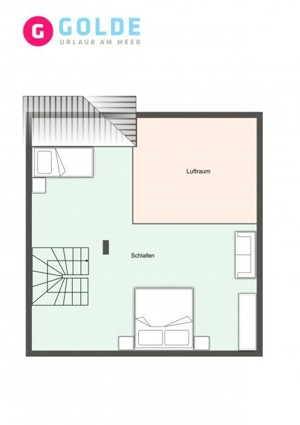 Friesenhof Dreilanden Friesenhof Appartement 3 SPO Ording - Grundriss