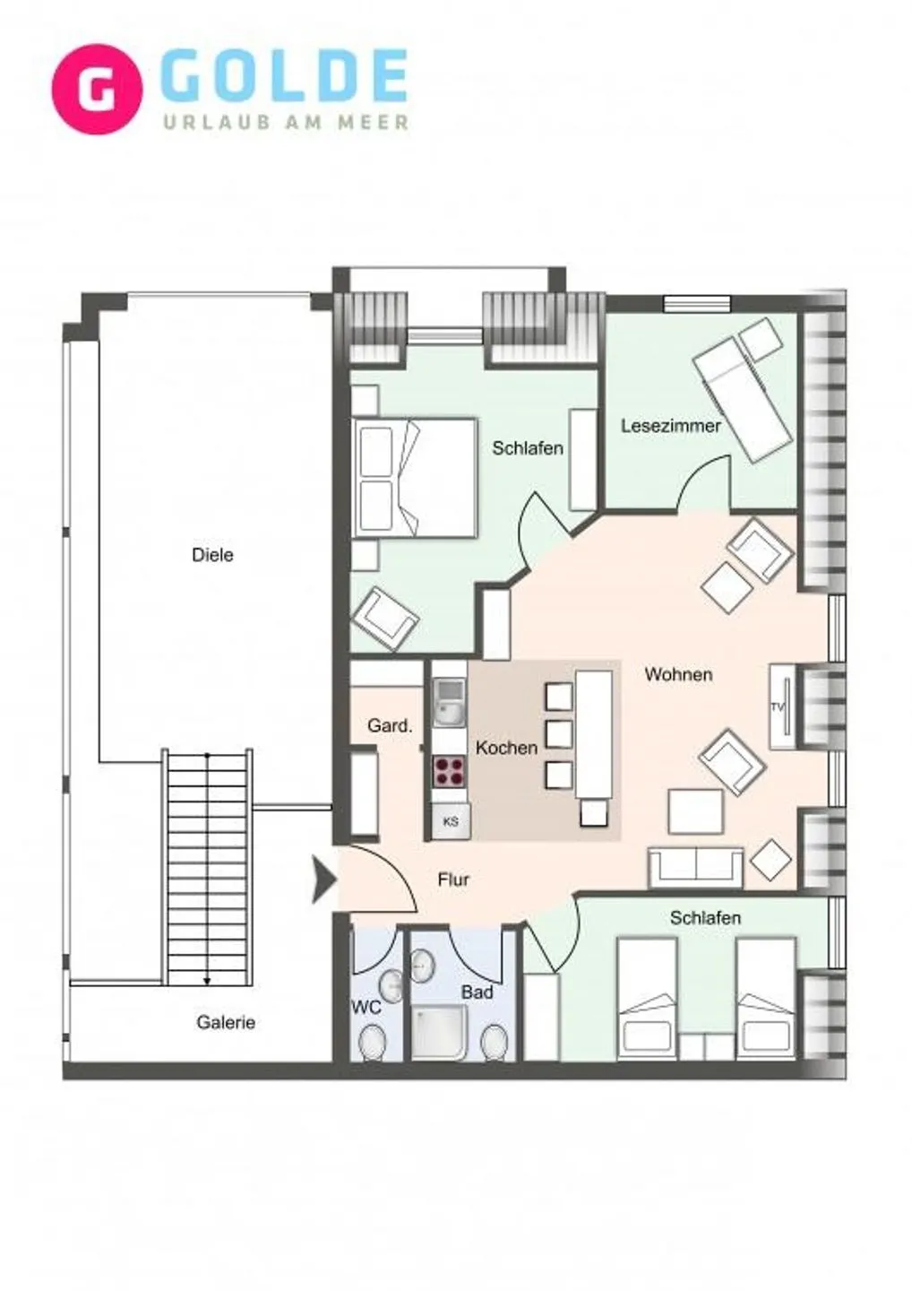 Haubarg Ossenhoff Haubarg Ossenhoff Appartement Tenne SPO Umland - Grundriss