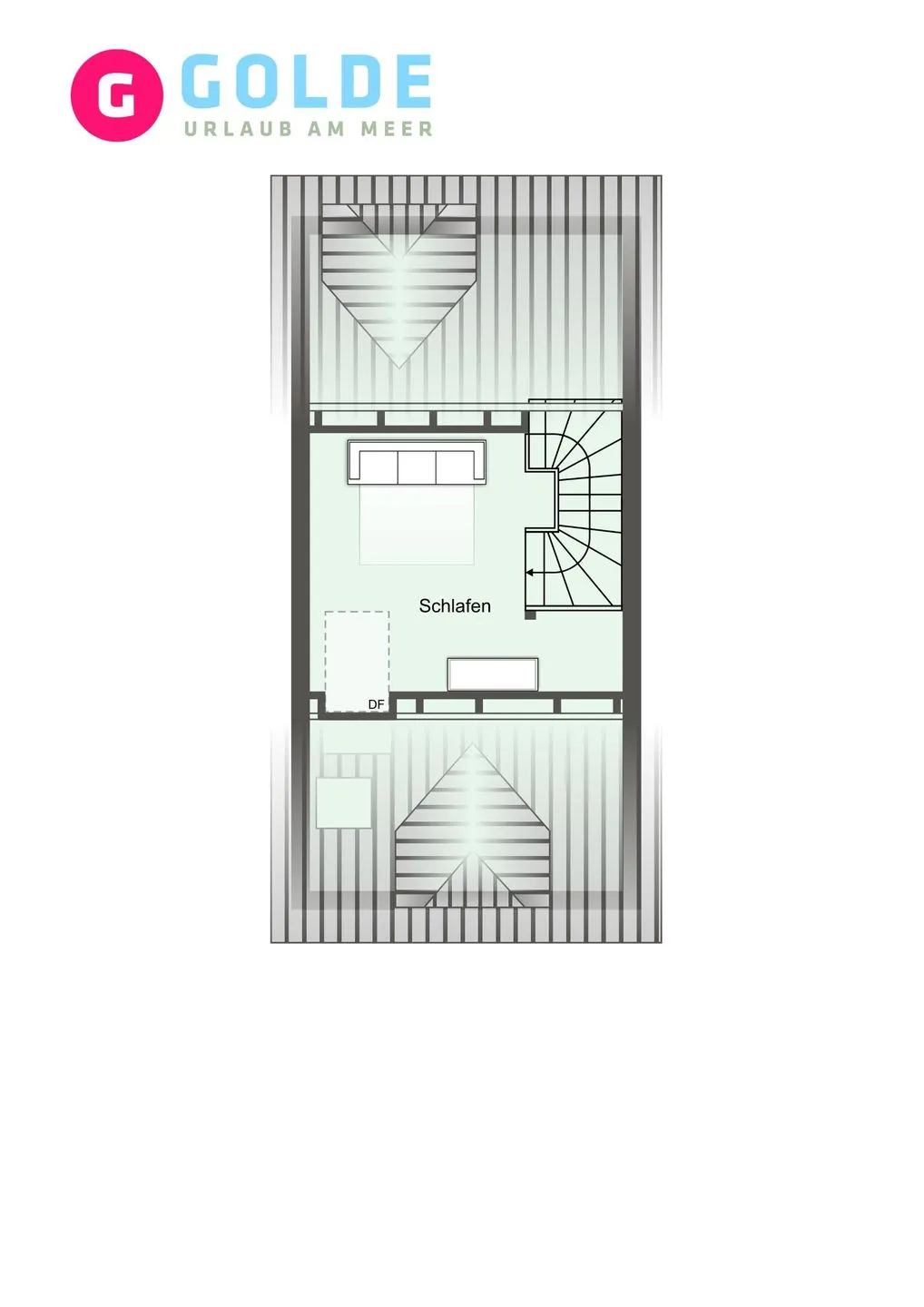 Quartier Deich-4 Ferienhaus Quartier Deich 4 Waterfront SPO Ording - Grundriss