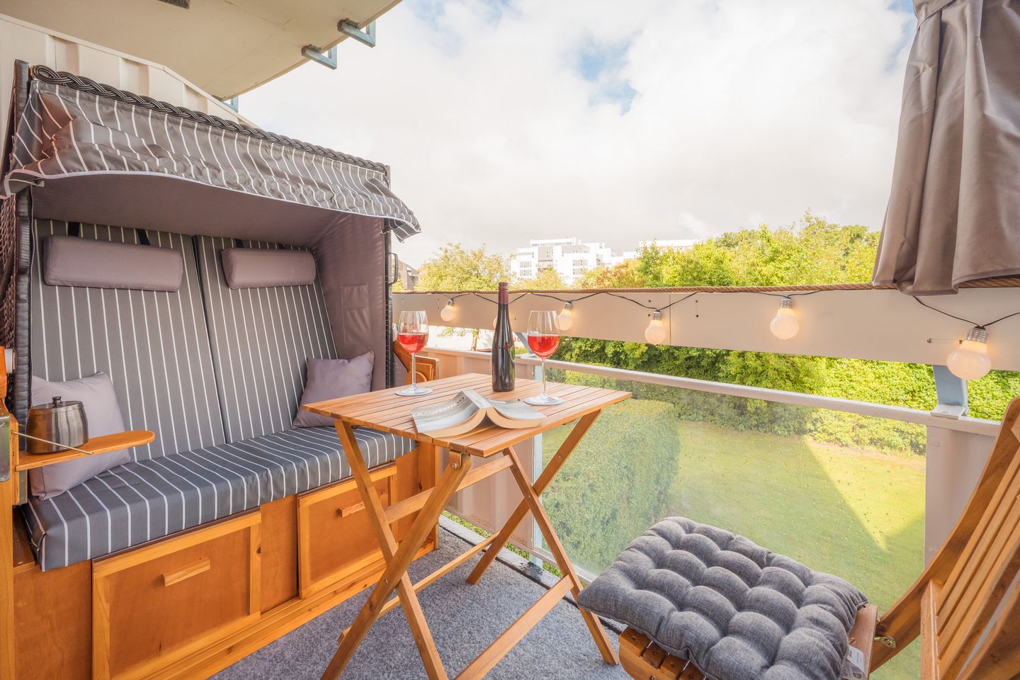 Hus Inselkieker Hus Inselkieker 110 Schillig - Balkon mit Ausblick
