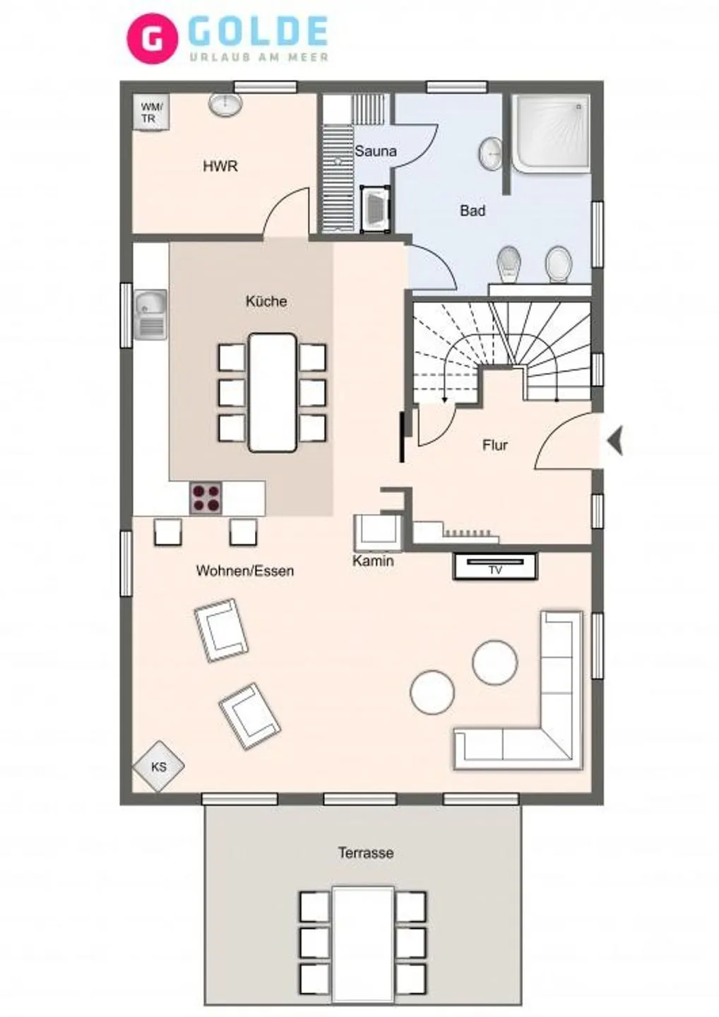 Rainbow Einzelhaus Rainbow Hus SPO Dorf - Grundriss