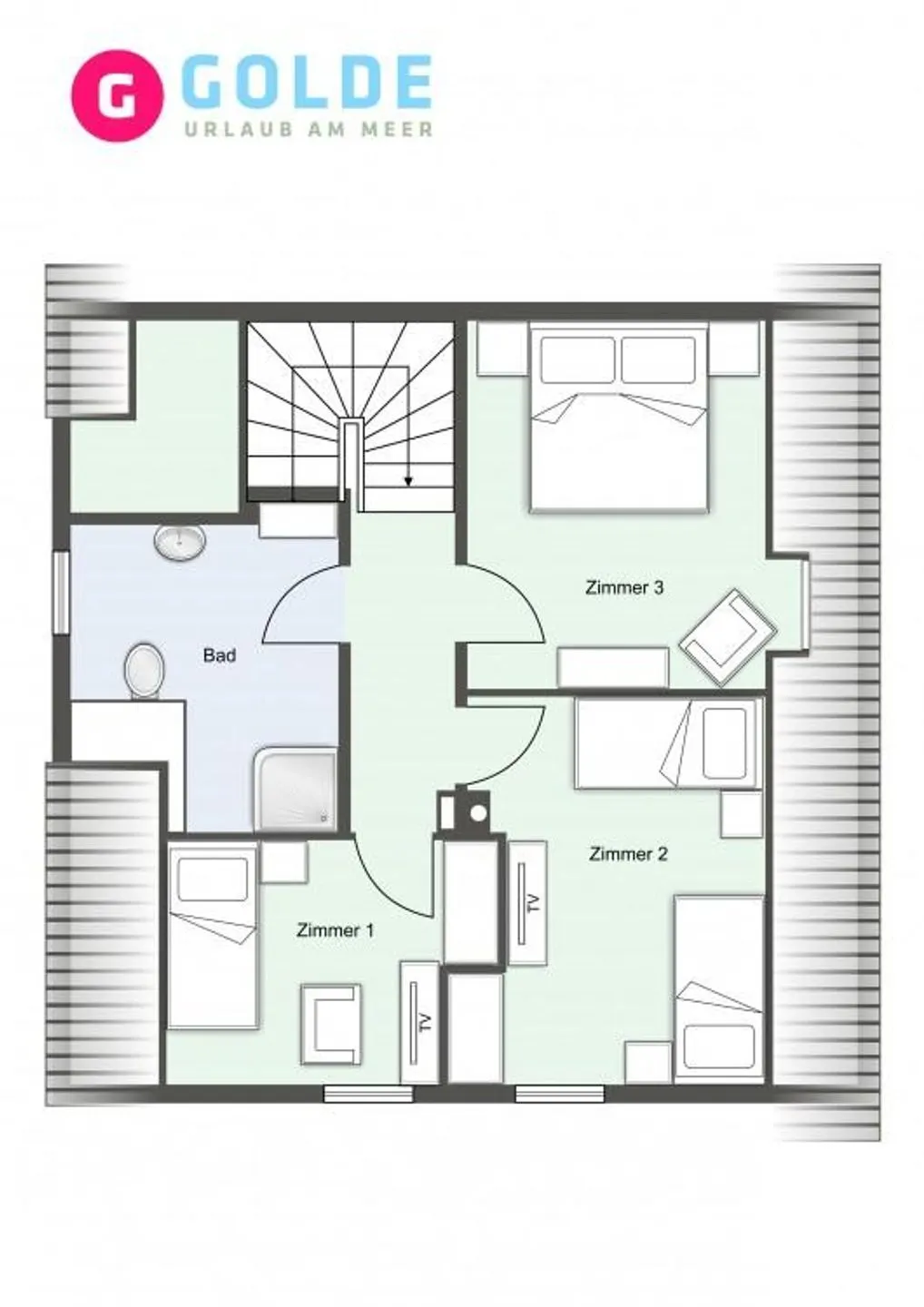 Reetdachhaus Wattenmeer Reetdachhaus Wattenmeer SPO Ording - Grundriss