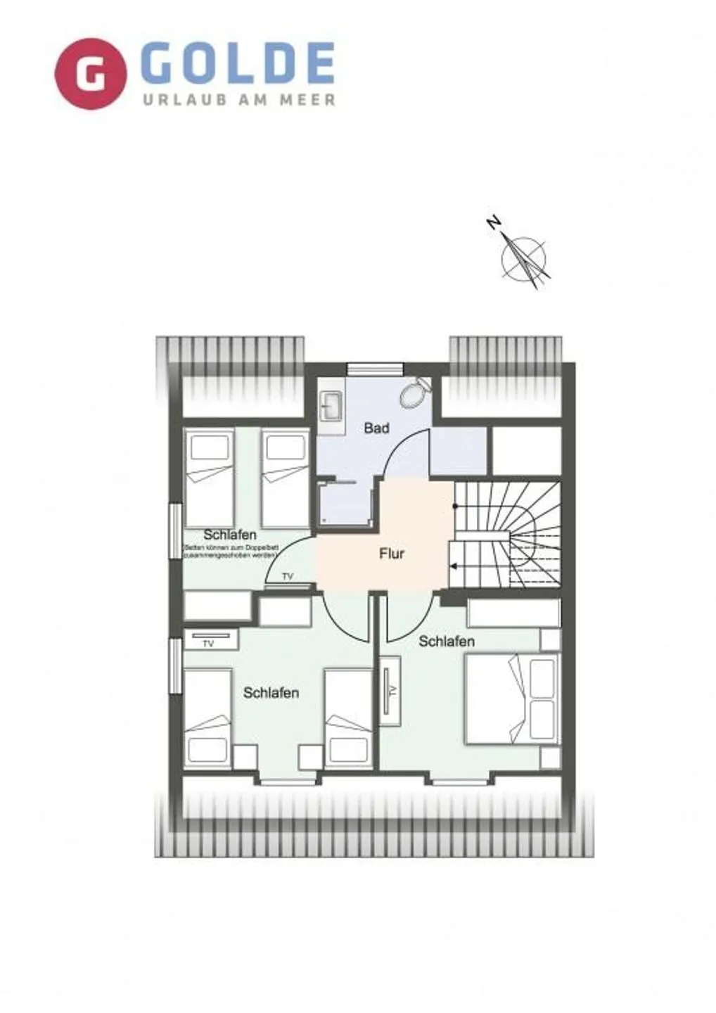 Reetdachhaus Reetkoje Reetdachhaus Reetkoje II SPO Boehl - Grundriss