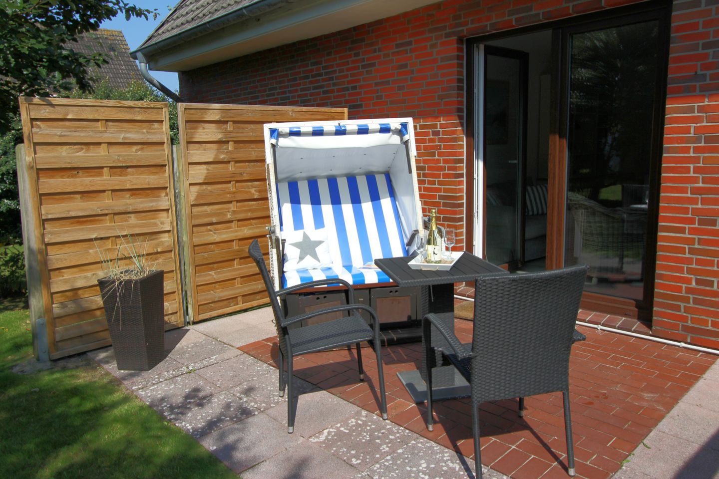 Seesternchen - Westerlandstr. 16, App. 3 Wenningstedt - Terrasse