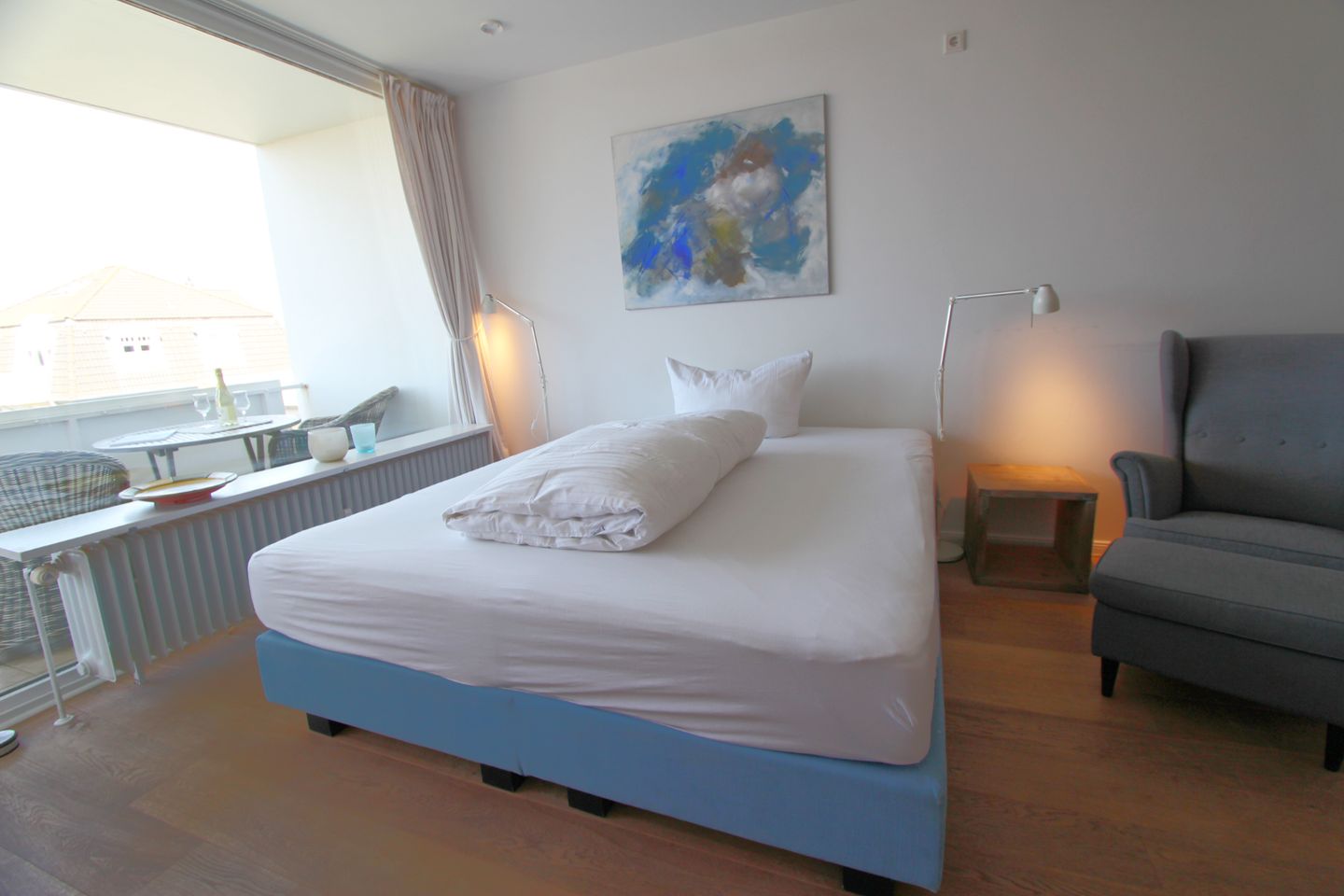  Strandzimmer - Haus Hammerich - Berthin-Bleeg-Str. 17, App. 22 Wenningstedt - Wohnzimmer