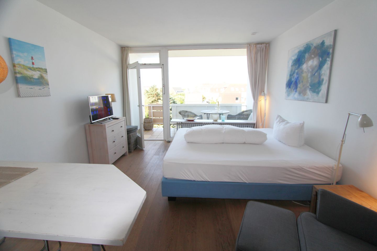  Strandzimmer - Haus Hammerich - Berthin-Bleeg-Str. 17, App. 22 Wenningstedt - Wohnzimmer