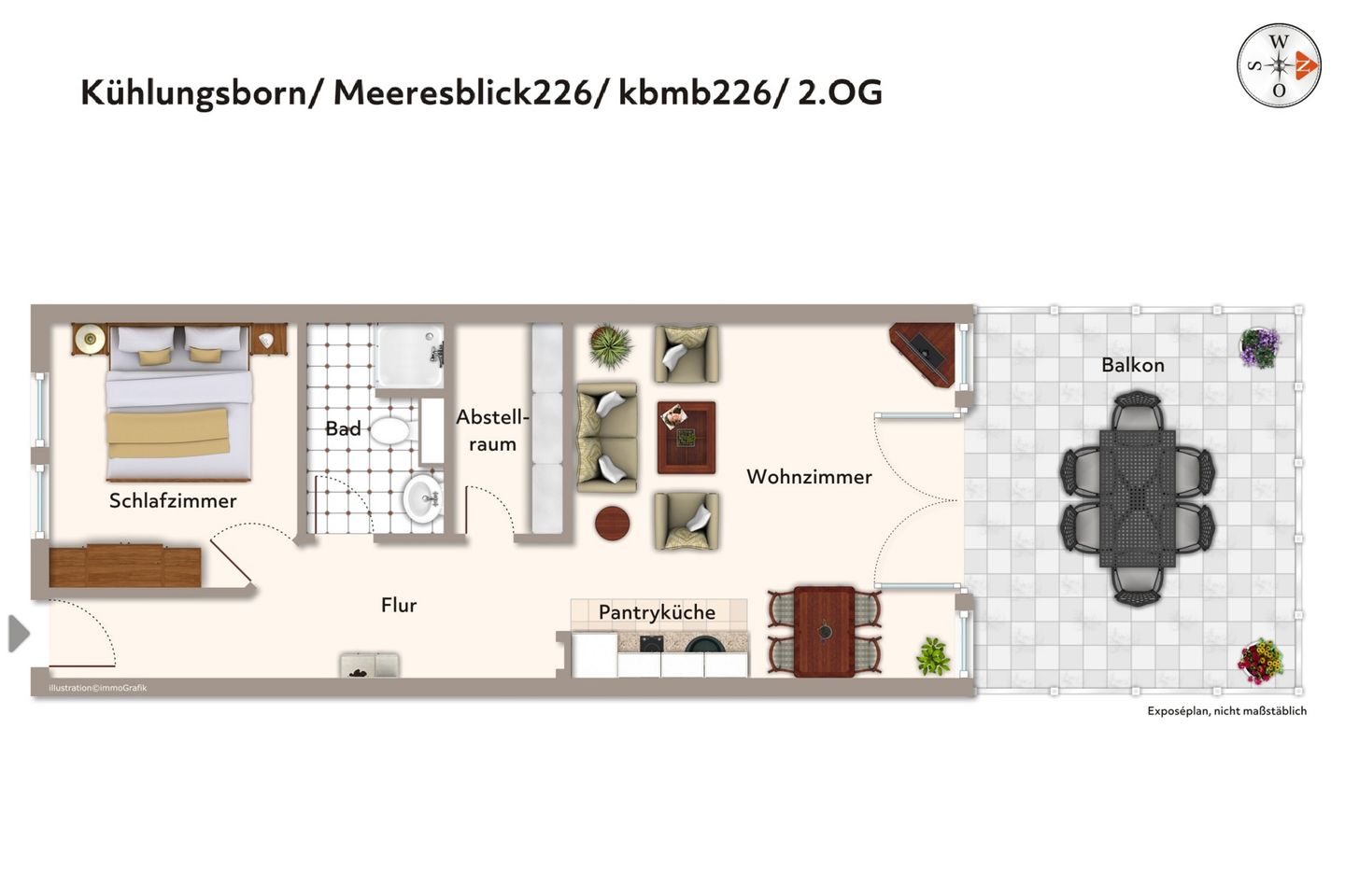 Meeresblick Meeresblick 226 Kühlungsborn - Grundriss