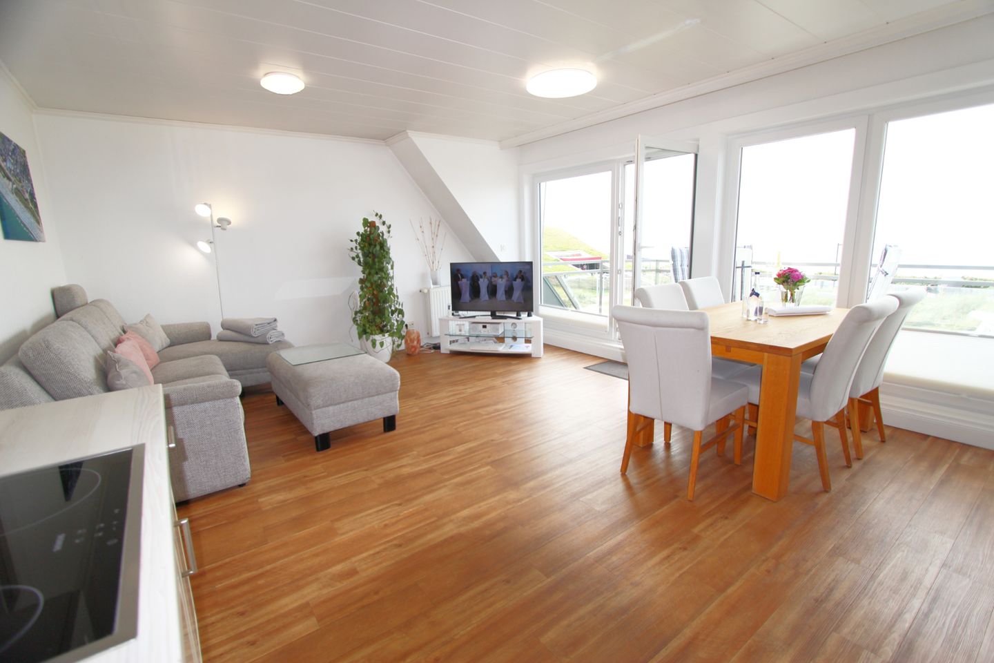  Wonningstair  - Dünenstr. 19, App. 2 Wenningstedt - Wohnzimmer