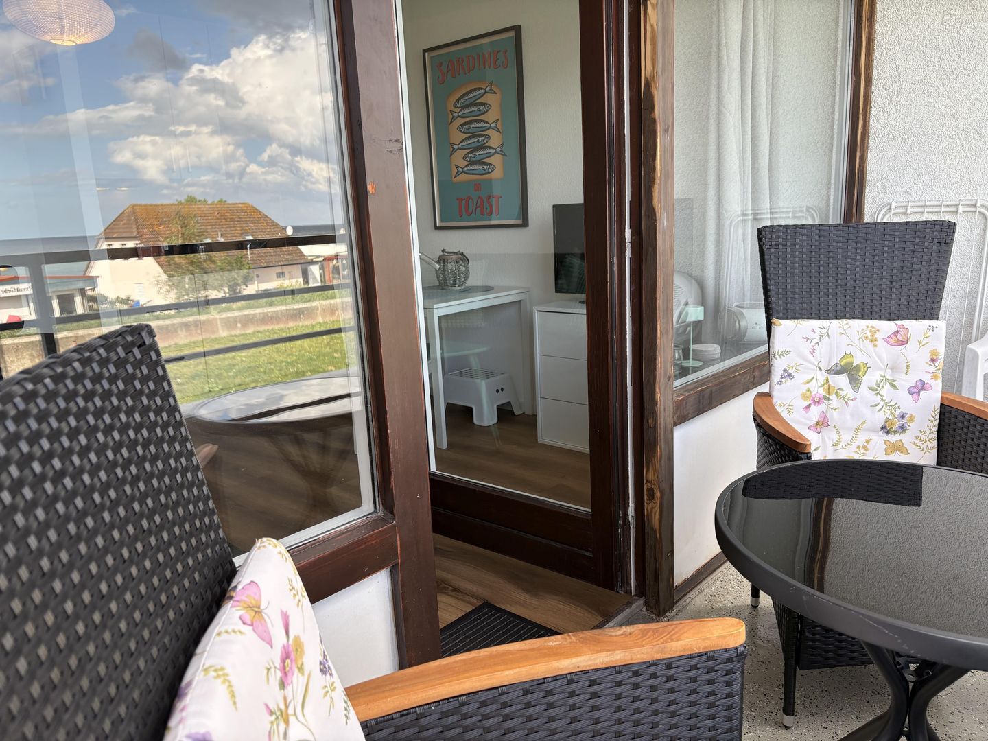  Strandhotel - 19 "Sardinenbüchse" Dahme - Balkon