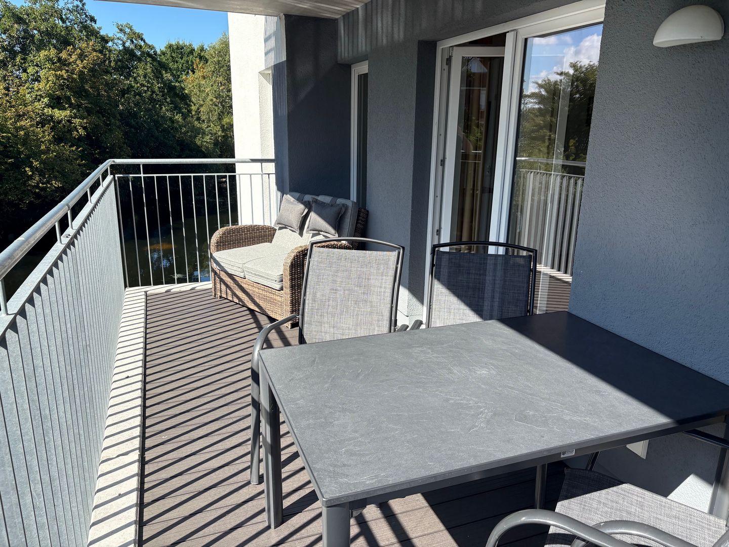 NordseeResort Friesland Nordseeresort Friesland 50-1-s Schillig - Balkon mit Gartenmöbeln