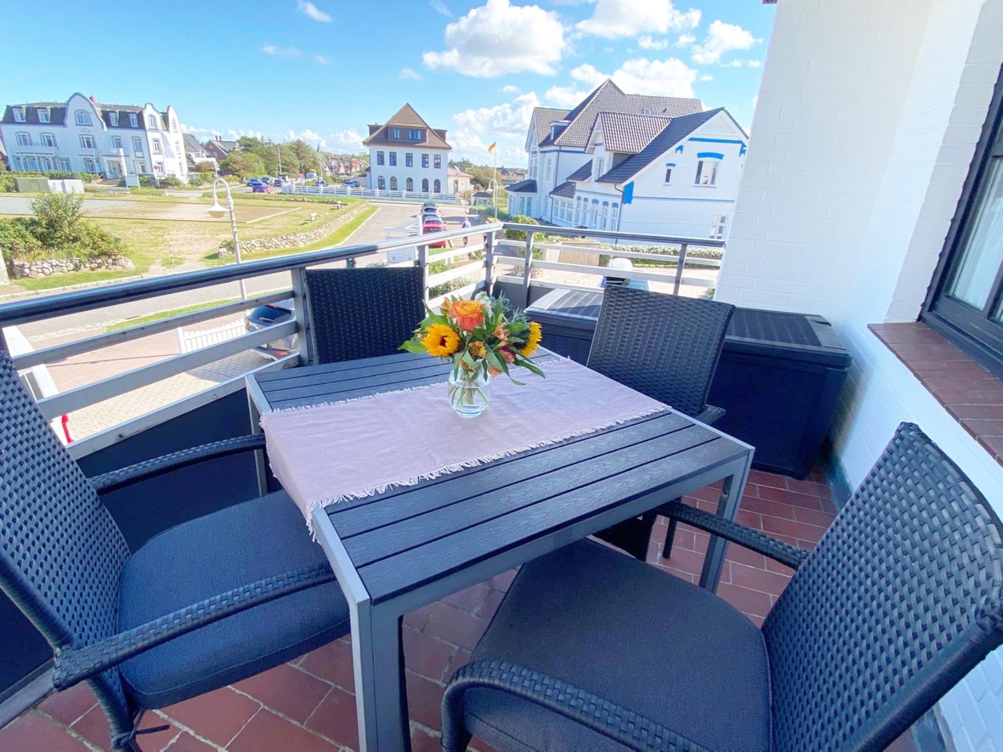 Atlantik - Strandstr. 15, App. 8 Wenningstedt - Balkon